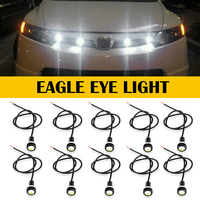 #ad Eagle Eye 9W DRL LED Fog Reverse Backup Light Car Motor Super Bright Lamps 6000K $11.39
