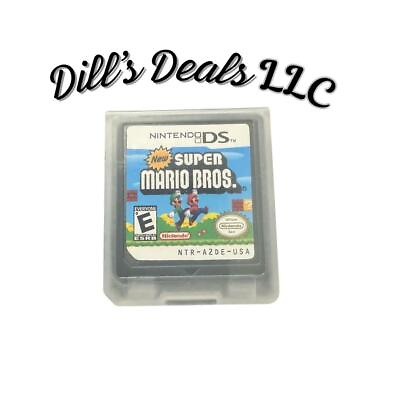 #ad New Super Mario Bros Nintendo DS 2006 New OB with Clear Protective Case $35.28