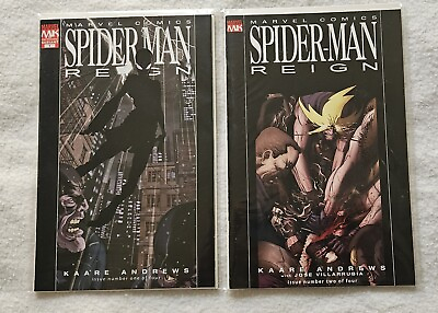 #ad SPIDER MAN: REIGN #1 2nd Printing Variant Low Print Run amp; #2 1st Printing $13.99