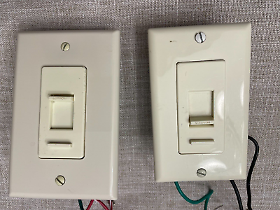 #ad Two Preowned Lutron Dimmer switches with separate on off control $4.90