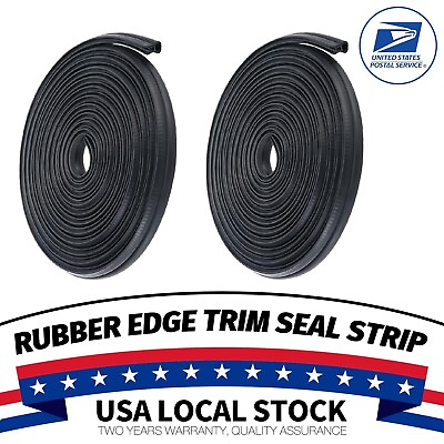 #ad 26FT Universal Car Door Edge Trim Protector Guard Rubber Seal Strip Weatherstrip $38.99