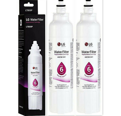 #ad 2PCS LG LT800P Refrigerator Replacement Water Filter New Sealed fit ADQ736134 $20.88