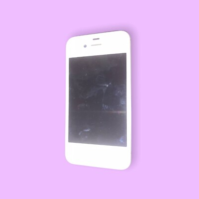 #ad iPHONE Apple 4S White A1387 $69.95