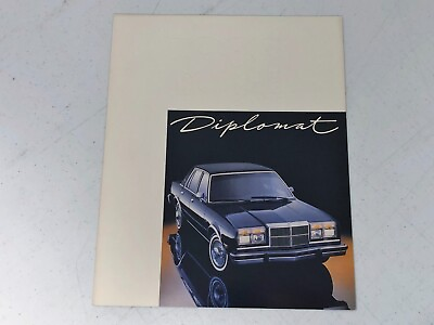 #ad 1987 DODGE DIPLOMAT SALES BROCHURE IN EXCELLENT CONDITION $9.44