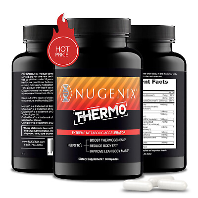 #ad NUGENIX THERMO Thermal Fat Burner for Men Weight Loss Energy Booster $7.74