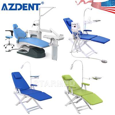 #ad Computer Controlled Dental Chair DC Motor Unit Portable Dental Chair PU Leather $579.59
