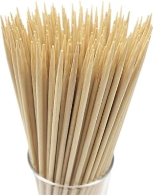 #ad HOPELF 6quot; Natural Bamboo Skewers for BBQ，Appetiser，Fruit，Cocktail，Kabob，Chocolat $10.49