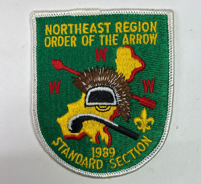 #ad Northeast Region 1989 Standard Section Order Of The Arrow BSA Boy Scout $9.99