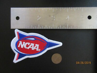 #ad NCAA Blue amp; Red Football 3 3 4quot; Patch College $3.99
