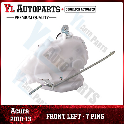 #ad Front Left Driver Side Power Door Lock Actuatoramp;Rod for 10 13 Acura MDX TL TSX $42.89