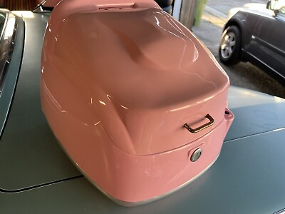 #ad Pink Motor Trunk Scooter Tour Tail Box Luggage Top Lock Storage Carrier Case 32L $140.00