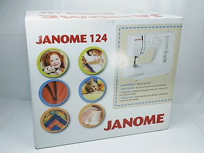 #ad Janome New Home Sewing Machine Model 124 NEW and in box $128.89