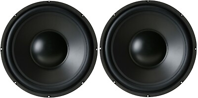 #ad NEW 2 Pair 12quot; inch Heavy Duty Home Stereo Sub Woofer Bass Speaker 8 ohm 600W $98.79
