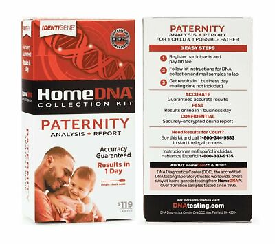#ad Home DNA Paternity Test Collection Kit Fast amp; Accurate Result 1 Box 2 Pack $15.04