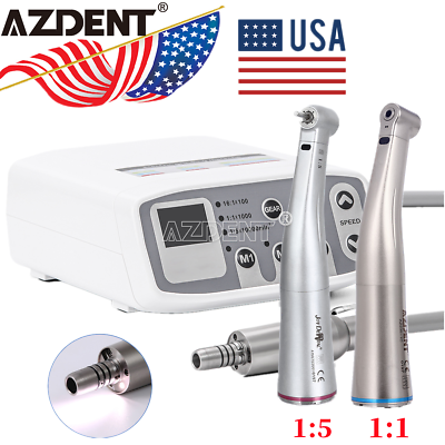 #ad #ad NSK Style Dental Electric LED Brushless Micro Motor 1:1 1:5 Increasing Handpiece $184.79