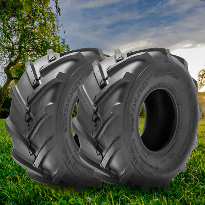 #ad #ad Set Of 2 20x10.00 8 Lawn Mower Tires 4Ply 20x10.00x8 Super Lug Garden Tractor $134.97