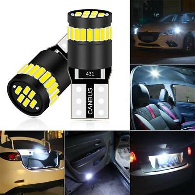 #ad 2X T10 501 194 W5W 24 SMD LED Car HID White CANBUS Error Free Wedge Lights Bulbs $2.25