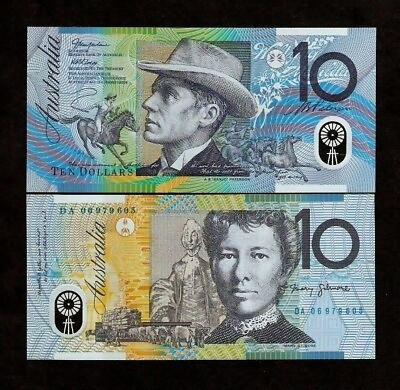 #ad Australia 10 DOLLARS P 58 2006 POLYMER UNC Australian Horse Riding Hunter Money $19.99