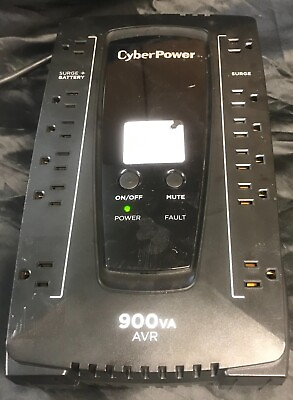 #ad CyberPower 900VA AVR UPS System 900VA 480W 12 Outlets Free Shipping $44.95