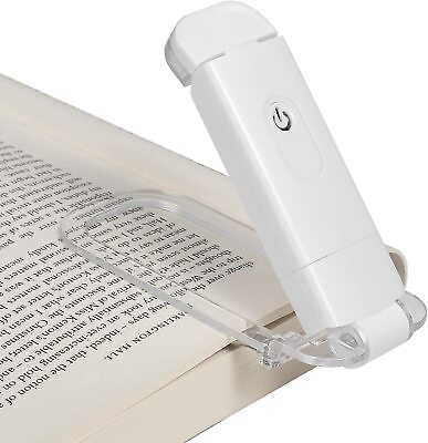 #ad DEWENWILS Book Light Rechargeable Reading Lights for Books in Bed Warm White $9.34