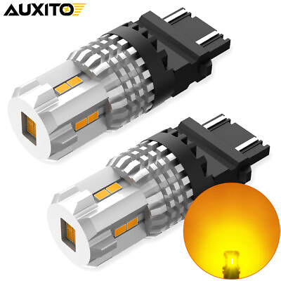 #ad 3157 LED Amber Yellow Turn Signal Blinker Indicator High Power Light Bulbs EOOH $13.99