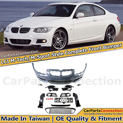 #ad M Sport Style Front Bumper Cover Kit For BMW E92 3 Series Coupe 2011 2013 328i $534.00