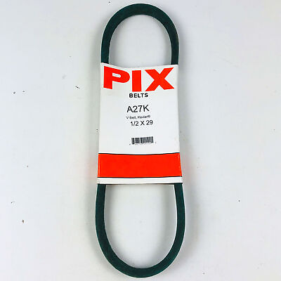 #ad Pix Belts A27K 1 2 x 29 Lawn Mower V Belt Made With Kevlar New Old Stock NOS $12.74