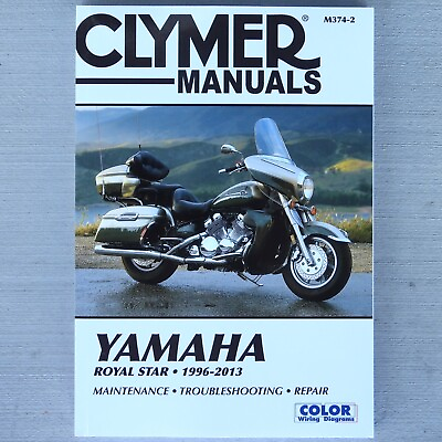 #ad 1996 2013 Yamaha Royal Star 1300 CLYMER REPAIR MANUAL M374 $34.95