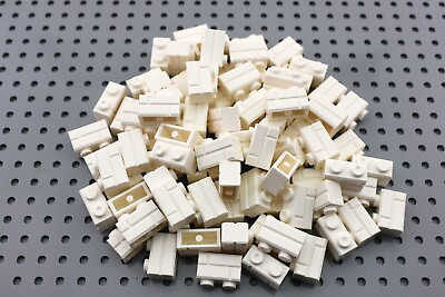 #ad TCM BRICKS White 1X2 Brick Masonry Profile X100 Compatible Parts fits 98283 $14.98