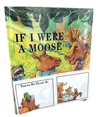 #ad If I Were a Moose Hardcover by Kleinen Patrick w Note Pads Rare Sealed New $120.00