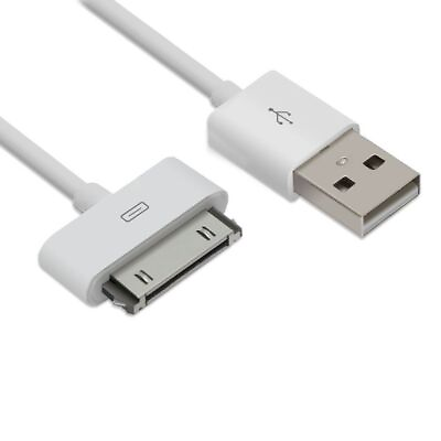 #ad 2x White USB Charging Cable Cord Sync for iPod Classic 6th 7th Gen 80 120 160gb $8.94