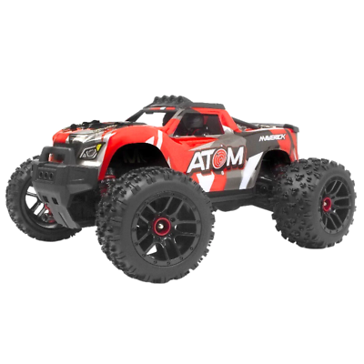 #ad Maverick Atom 4WD Electric 1 18 RTR RC Monster Truck Red 150501 AU $99.95