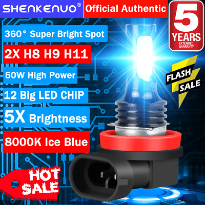 #ad For Lexus GX460 2014 2019 2X H9 Front LED Headlight Bulbs High Beam 8000K HKL $16.19