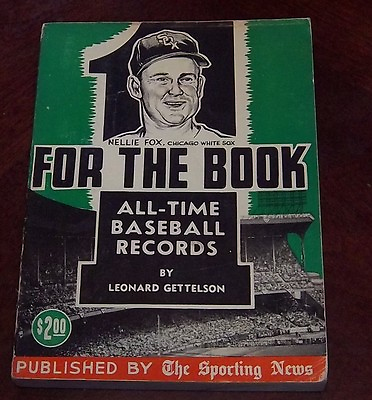 #ad the sporting news One For The Book 1961 Nellie Fox C $25.00