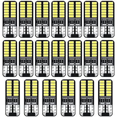 #ad 194 LED Light Bulb 168 2825 W5W T10 Wedge 24 SMD 3014 Chipsets LED Replacement $15.37