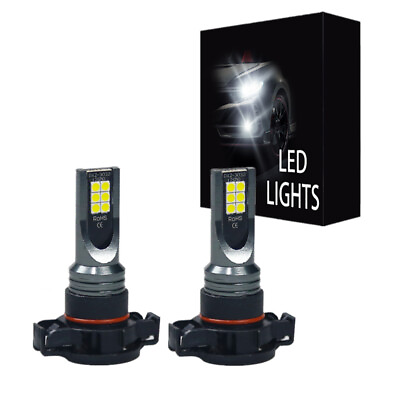#ad 5202 H16 LED Fog Lights 6000K Bulbs For Chevy Silverado 1500 2500 HD 2007 2015 $11.89