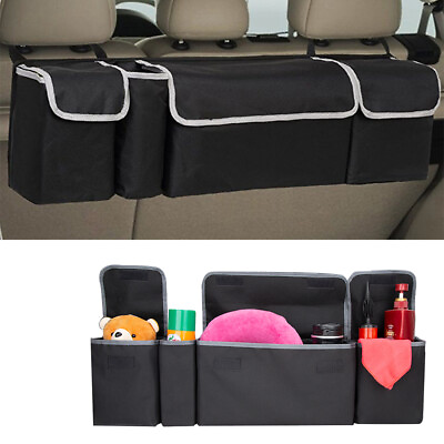 #ad Car cargo Oxford Trunk Storage Bag Back seat Storage Organizer Bag for SUV $15.89