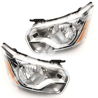 #ad For 2014 2022 Ford Transit 150 250 350 Headlight Headlamp Left amp; Right Side Pair $229.99