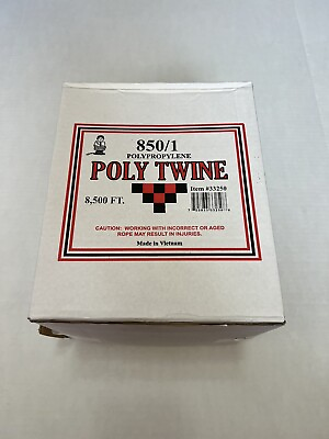 #ad Brand New 850 1 Poly Twine #33250 8500 Ft Long $32.80