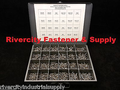 #ad Phillips Pan Head Sheet Metal Screw Assortment 18 8 Stainless Metal Tray 1260p $249.88