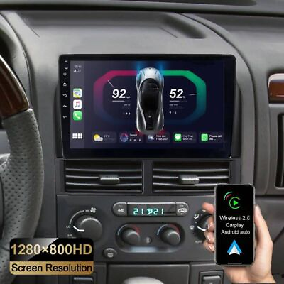 #ad 9quot; ANDROID 12 STEREO RADIO GPS HEAD UNIT FOR JEEP GRAND CHEROKEE WJ WG 1999 2004 $150.31
