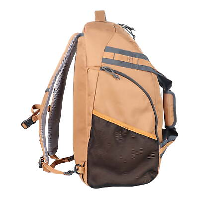 #ad 35 Ltr Convertible Backpack Duffel Durable Polyester Brown $28.77