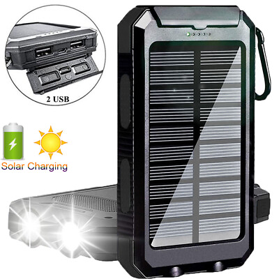 #ad #ad Super 10000000mAh USB Portable Charger Solar Power Bank For Cell Phone 2024 $16.85