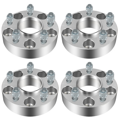 #ad 4Pcs For Chevy S10 GMC Pontiac 1.5quot; Hubcentric 5x4.75 Wheel Spacers Adapters $72.74