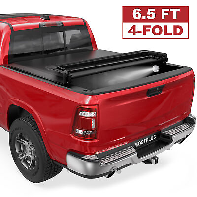 #ad 6.4FT 6.5FT 4 Fold Soft Bed Tonneau Cover For 02 23 Ram 1500 03 23 Ram 2500 3500 $152.98