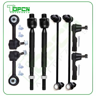 #ad 8x Complete Front Rear Tie Rod Ends Sway Bars For 2007 2009 10 2011 Honda CR V $51.67