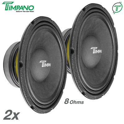 #ad #ad 2x Timpano Audio TPT MD10 v2 Midbass Loudspeaker 10 Inch 8 Ohms 1300 Watts Max $109.90