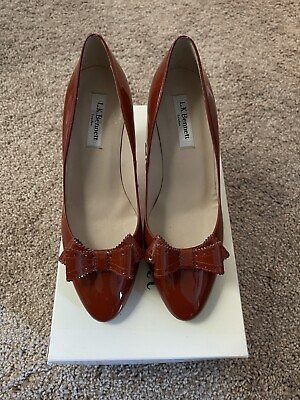 #ad Authentic NWT LK Bennett with leather bow in size 37.5 $188.00