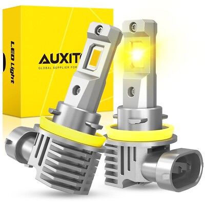 #ad 2x AUXITO H11 H9 LED Headlight Bulbs Low Beam DRL Super Bright Foglight Fanless $25.99