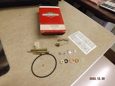 #ad #ad Genuine OEM Briggs amp; Stratton 807708 Carburetor Kit See Description $34.99